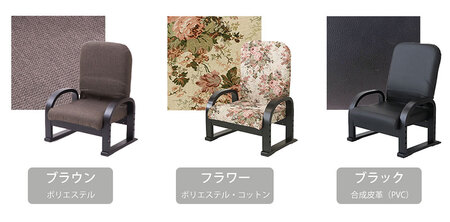 リクライニングTV座椅子 早苗 フラワー