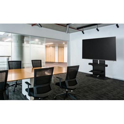 ふるさと納税 大河原町 スタンドテレビ台 ブラックオーク  ハイタイプ アイリス65型65インチ75型[53752824] |  | 03