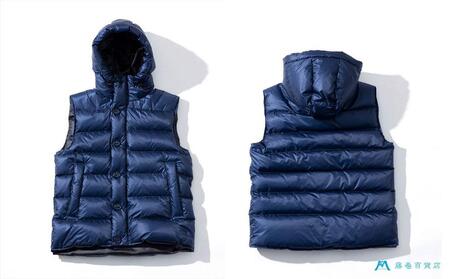 【藤巻百貨店】HOKKAIDODOWN×CENTENA （ネイビー Sサイズ）北海道ダウンベスト