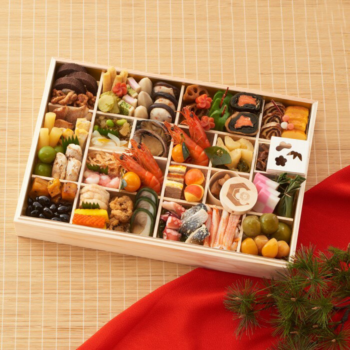 【ふるさと納税】「博多日本料理てら岡」特大重おせち（一段重）3～4人前.G017