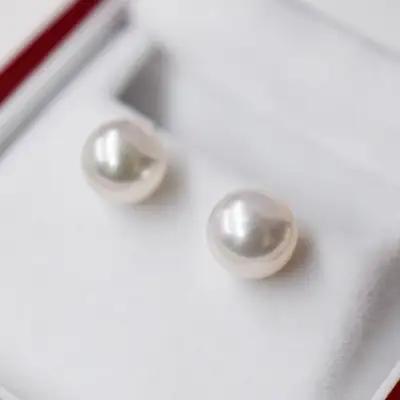 S085-321A_天草産 8mm-8.5mm あこや真珠 ホワイトピンク 花珠級 スタッド パールピアス イヤリング【C：ピアス Pt900（プラチナ）】