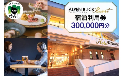 アルペンブリックリゾート宿泊利用券300,000円分