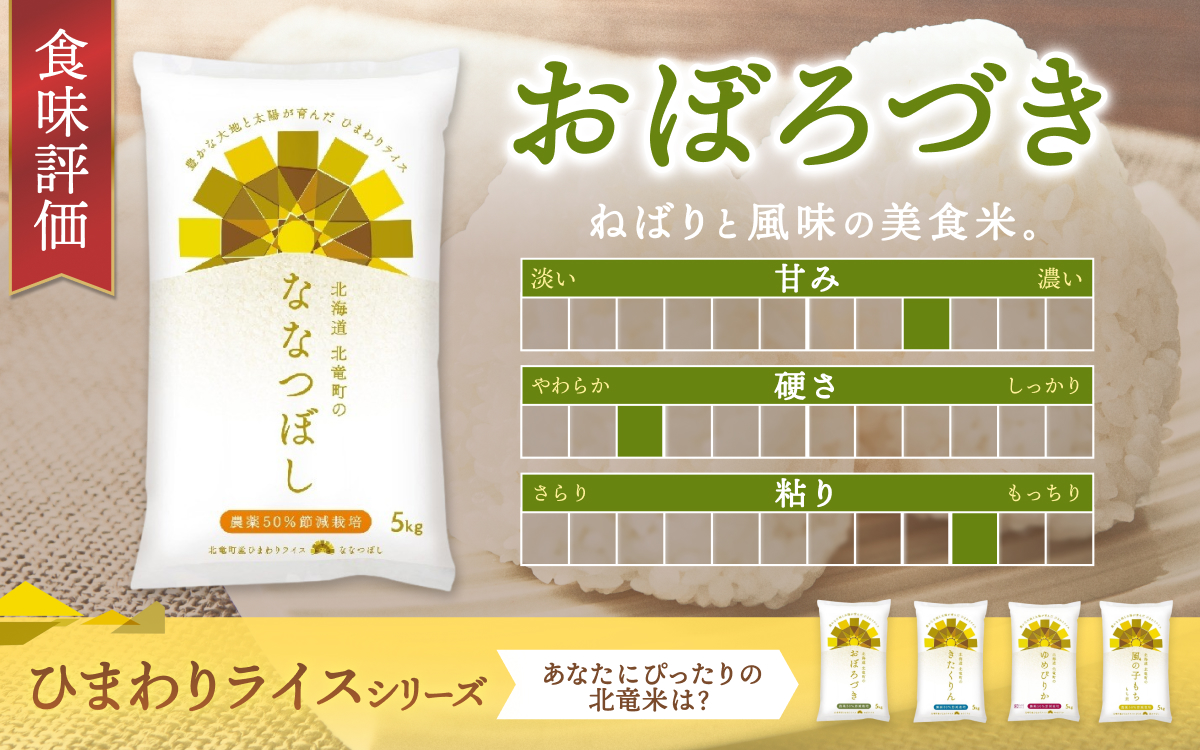 令和8年産 おぼろづき 6合 (900g)　新米 お米 ごはん 農薬節減栽培 北海道米 少量 お試し 【sun400-obo-r0d9-R8A】