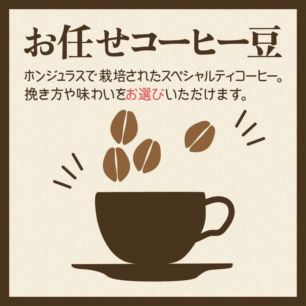 コーヒー粉 《定期便5ヶ月》 自家焙煎 ホンジュラス スペシャルティコーヒー 焙煎豆 200g×1パック 中挽き【酸味系おまかせ】