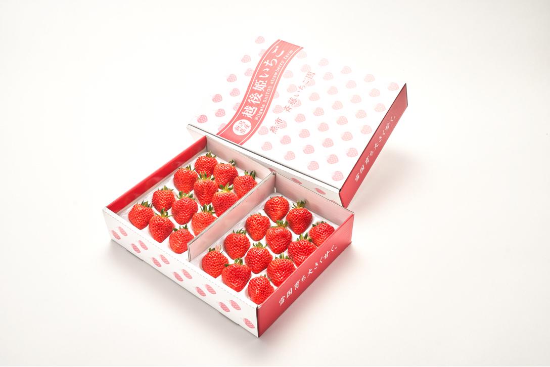 
            甘さが「じゅわ～っ」と溢れだす完熟越後姫 (いちご) 2パック FC014030
          