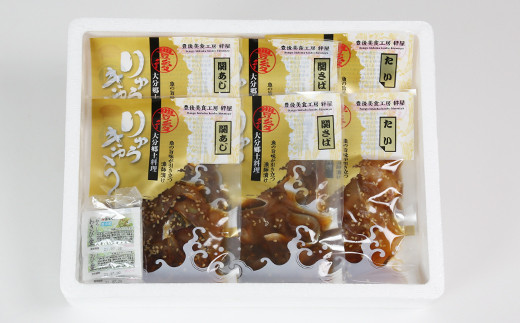 ＜3か月定期便＞りゅうきゅう9種定期便(関あじ・関さば・真鯛・本マグロ・豊後あじ・ぶり・かぼすぶり・豊後さば・太刀魚)[3種×各2食×3回] 海鮮丼 定期便 3回 3ヶ月 漬け丼 大分郷土料理 豊後絆