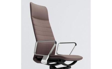 Mfa1_コクヨチェアー　ファブレ革張り(ブラック)／ストライプタイプ／カーペット用（Wキャスター）　／在宅ワーク・テレワークにお勧めの椅子