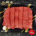 【ふるさと納税】《ふるさとの極み》山形牛カタ焼肉用700g F2Y-1191