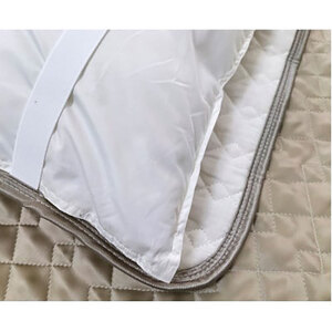 ＜Mサイズ 43×63cm＞美髪ケア シルク100%サテン枕パッド　ベージュ1枚　SSM-1M-BE