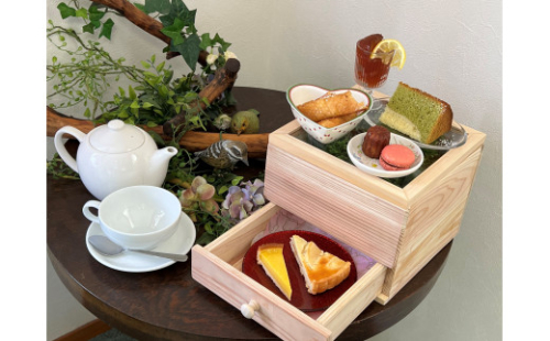 紅茶専門店　The Jardin　本格アフターヌーンティセット券　ペアご利用券　　チケット   　デザート  　天然フレーバ  　高砂市