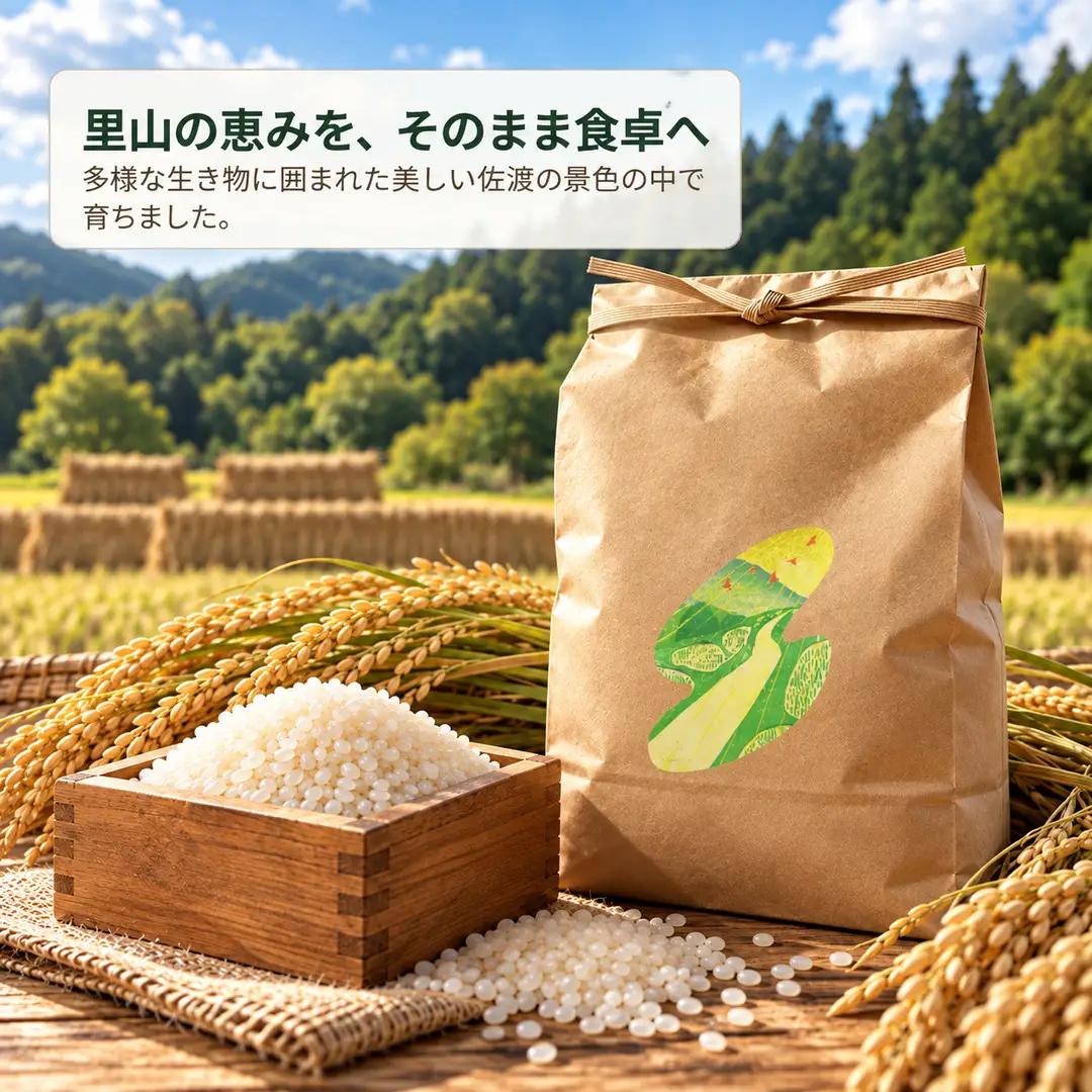 【令和8年産】佐渡産コシヒカリ 精米5kg ミライサト