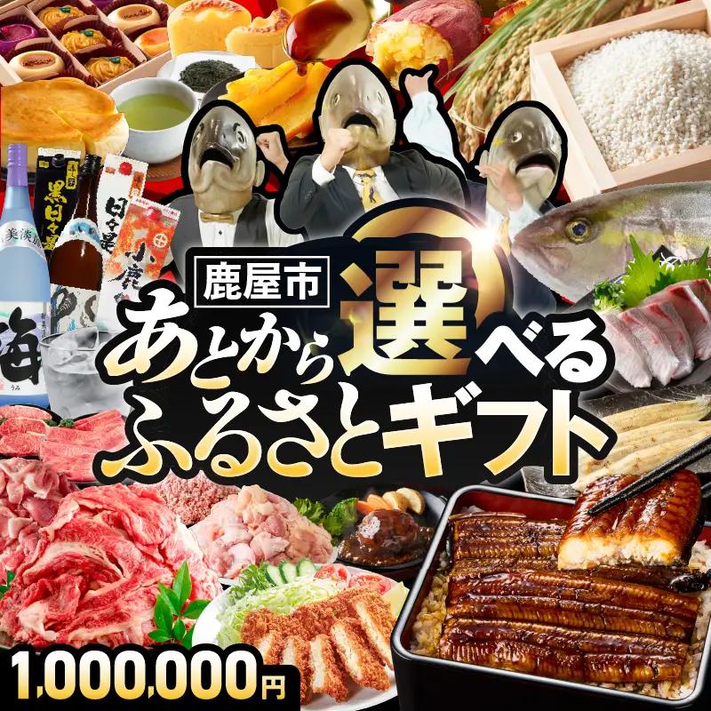 あとからセレクト【ふるさとギフト】100万円 KN000-AS0100 うなぎ 肉 牛 豚 魚 かんぱち 焼酎 カタログ 鹿児島 鹿屋市 おすすめ ランキング プレゼント ギフト ランキング