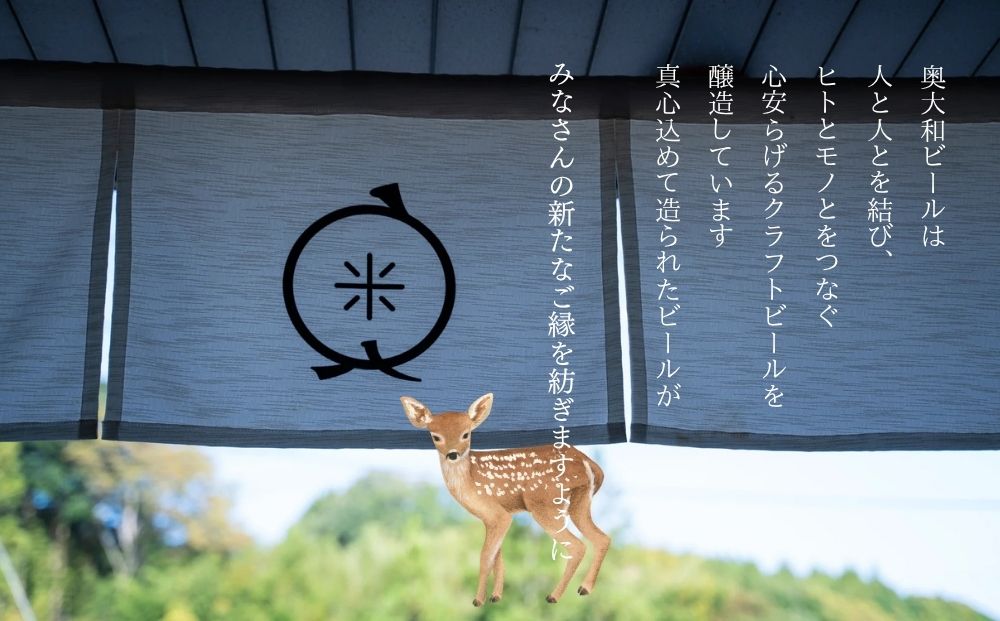 (チルド) 奥大和ビール おまかせセット／ ふるさと納税 地ビール クラフトビール ビール BEER キャンプ 酒 奈良県 宇陀市