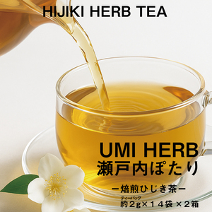 お茶 焙煎 ひじき茶 約2g×14袋入り×2箱セット