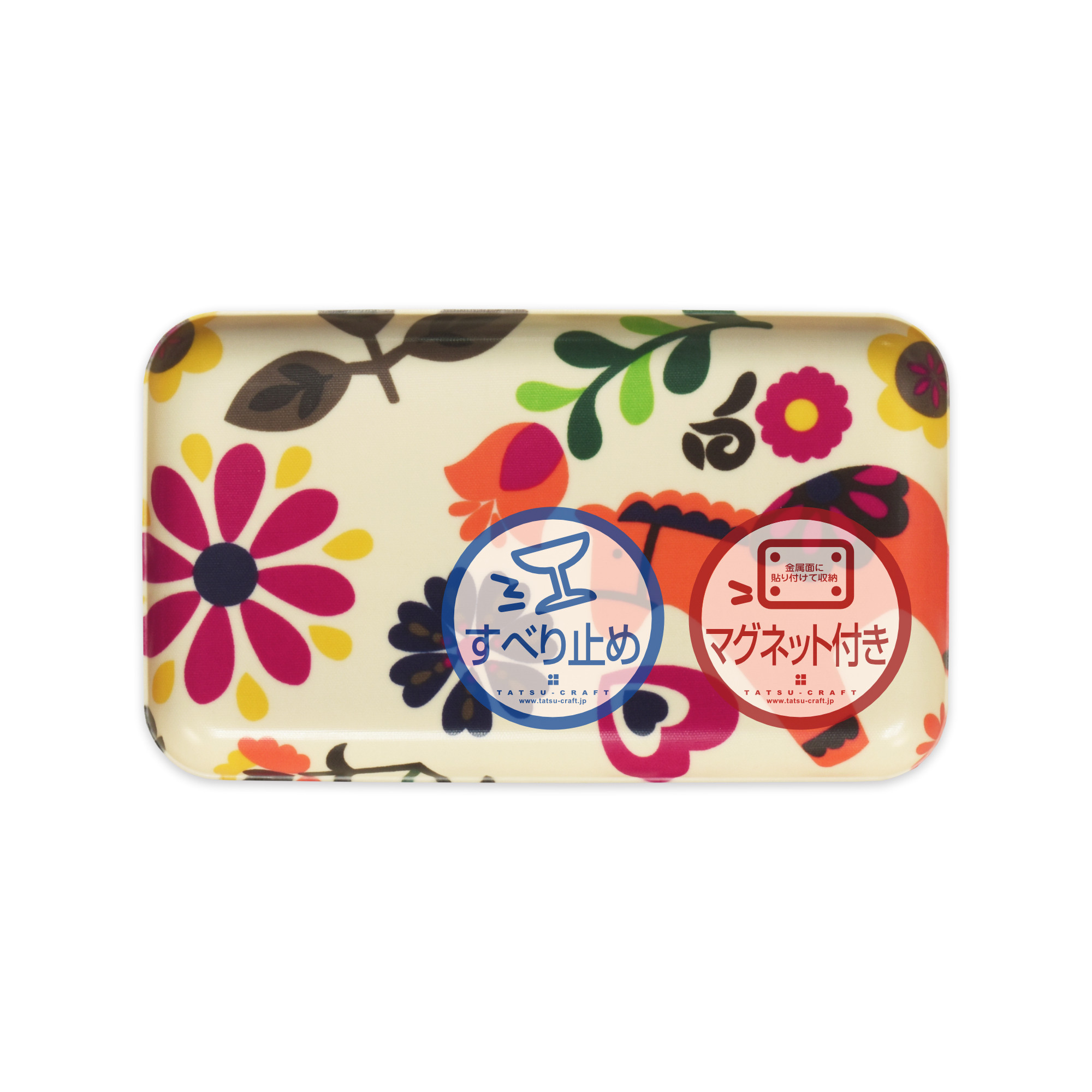 TATSU-CRAFT マグネットトレー SS 21.5cm ポルカ すべり止め付き ［Tk1060］ 303446_DA90802