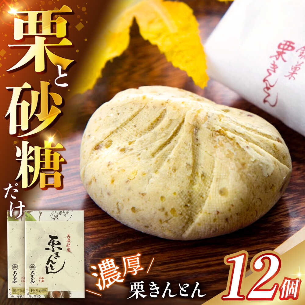 【ふるさと納税】栗きんとん【2月末まで期間限定】大黒屋 栗きんとん 和菓子 くり 銘菓 期間限定 秋季限定 お取り寄せ 白川町 / 白川菓匠 大黒屋[AWAA006]