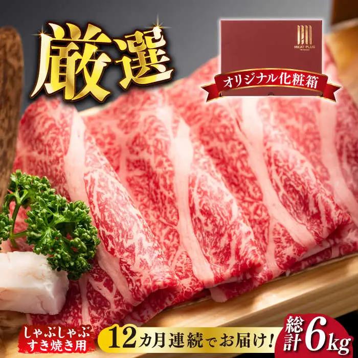【全12回定期便】サーロイン しゃぶしゃぶ すき焼き 用 500g牛 牛肉 肉 スライス [ABBP141]