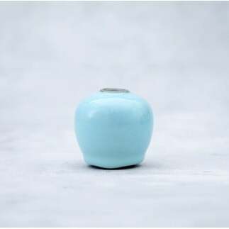 有田焼 月白 一輪挿し(小) 【 茂正工房 】 梶原大敬 陶器 花瓶 一輪挿し 青磁 手作り 作家もの インテリア A18-134_イメージ3