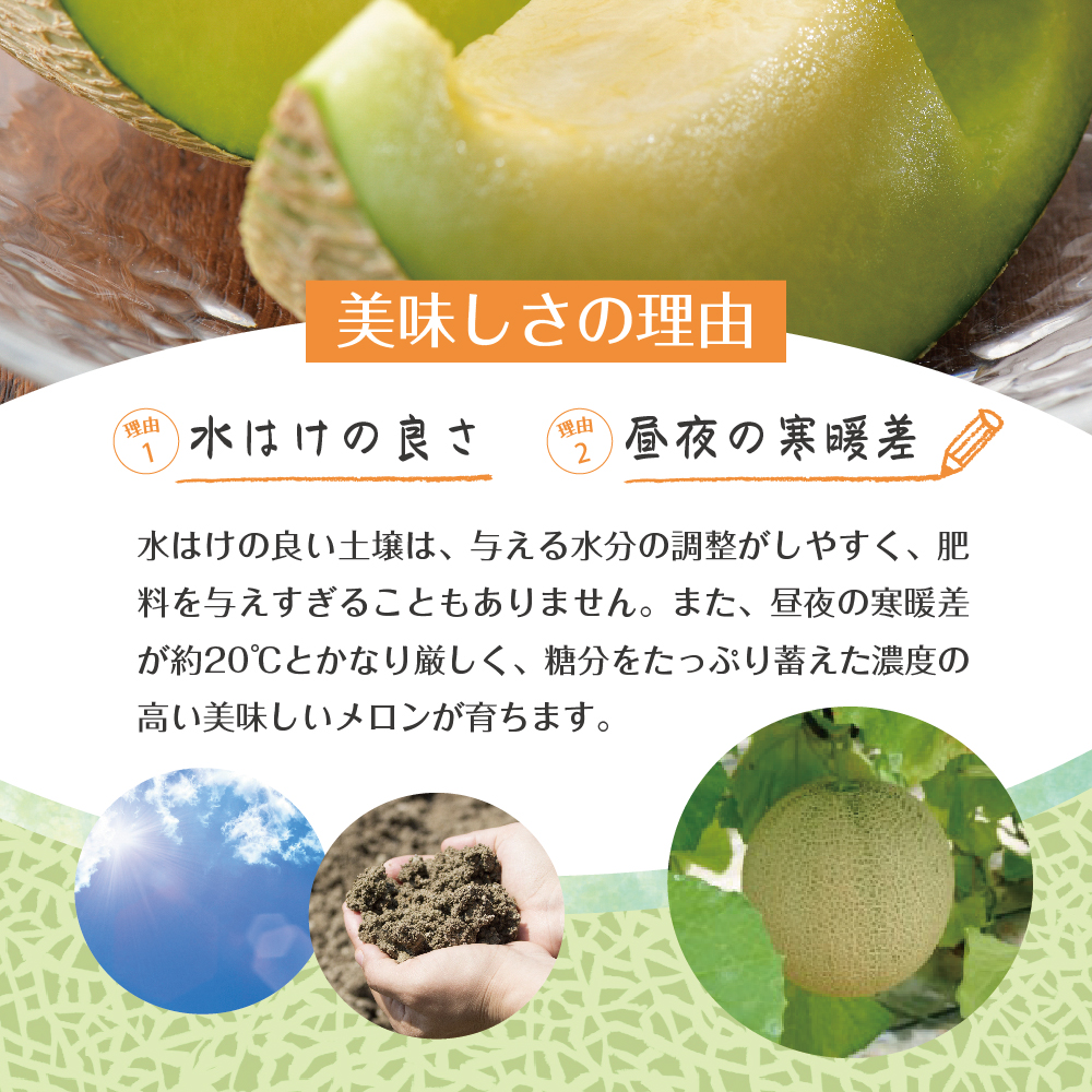 【2025年7月後半発送】 【秀～優品】津軽平野のメロン 約7.5kg程度(赤肉・青肉セット) (4～8玉) 【青森メロン】