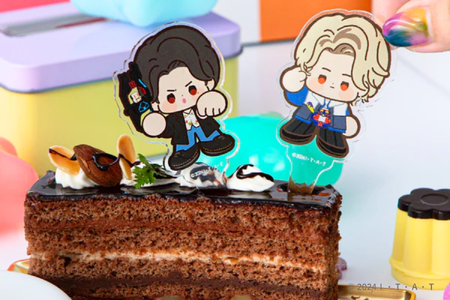 仮面ライダーガヴ グッズ アクリルピック限定4種×各2個（ショウマ 辛木田絆斗 ラキア・アマルガ 甘根幸果）_OS097-0006