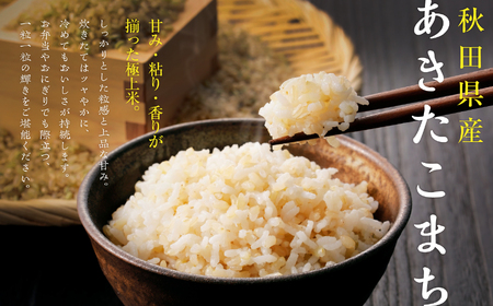 《先行予約》【9ヶ月定期便】玄米 令和8年産 あきたこまち 30kg 玄米