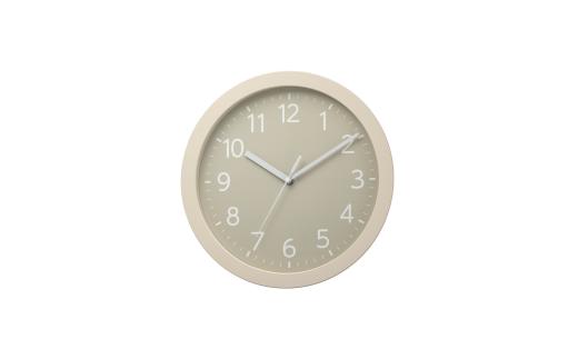 連続秒針 掛時計 8MGA43ND38 ベージュ　【11100-1784】