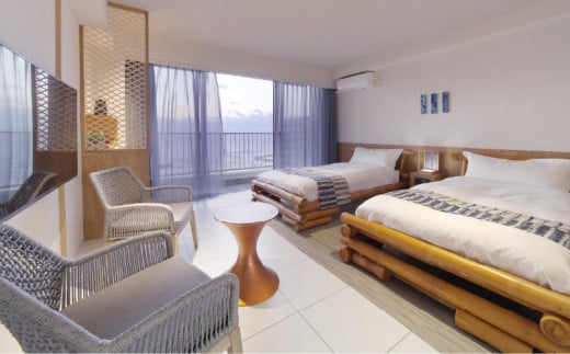 【1泊2名様 朝食付】オーシャンビュー限定 ティダムーン　A091-001