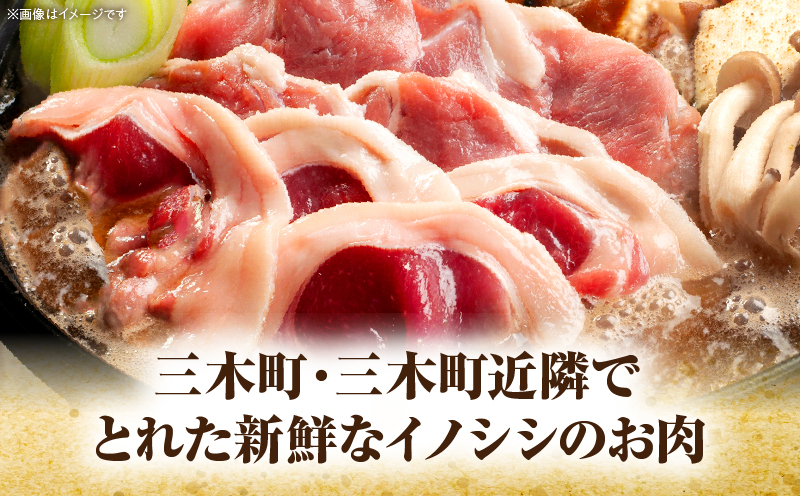 香川県産　イノシシ肉　300g×3パック　ジビエ　牡丹鍋|肉 イノシシ肉 ジビエ 冷凍 香川県 三木町|_mk141-001