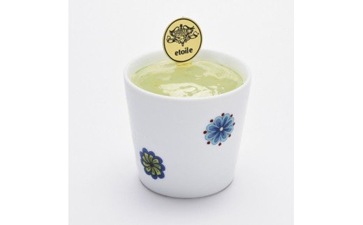 伊万里焼W・スイーツ/丸更紗 ティラミスとレアチーズの二層仕立て 020-F208