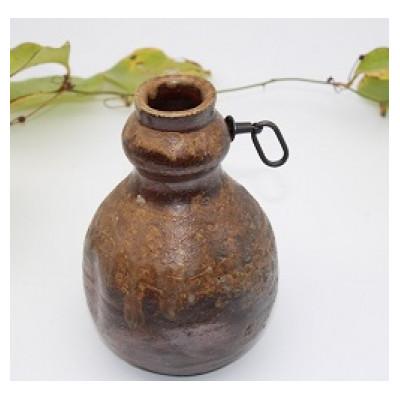 ふるさと納税 備前市 備前焼ひさご型掛花・ゴマダレ(登り窯)