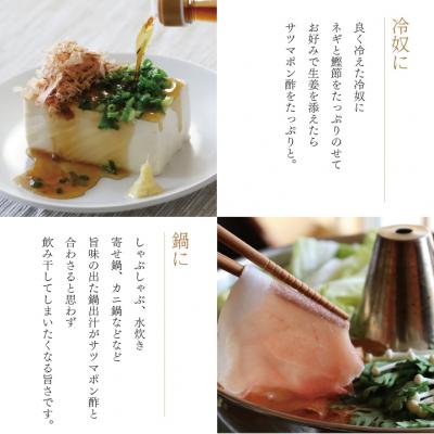 ふるさと納税 薩摩川内市 【12回定期便】サツマポン酢 2本×12回 鹿児島屋台村SATSUMA 調味料 ぽん酢 GS-028 |  | 03