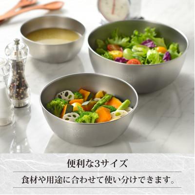ふるさと納税 燕市 EM-047燕三　シリコーン蓋付ステンレスボウル3点セット |  | 01
