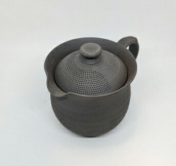 【ふるさと納税】マイティーポット S 【カラー選択可：焼き締めブラック or 焼き締めブラウン】 | 甲賀市 陶器 焼き物 手仕事 黒釉 茶器 陶芸作家 人気 おすすめ ポット 湯沸かし器 キッチン雑貨 インテリア ギフト お取り寄せ 通販 送料無料 ふるさと納税