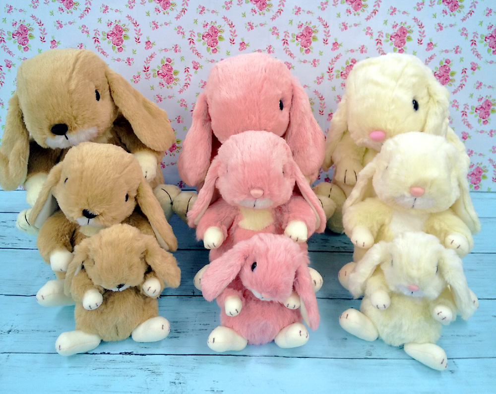 縫いぐるみ動物 ロップイヤー うさぎ Sサイズ