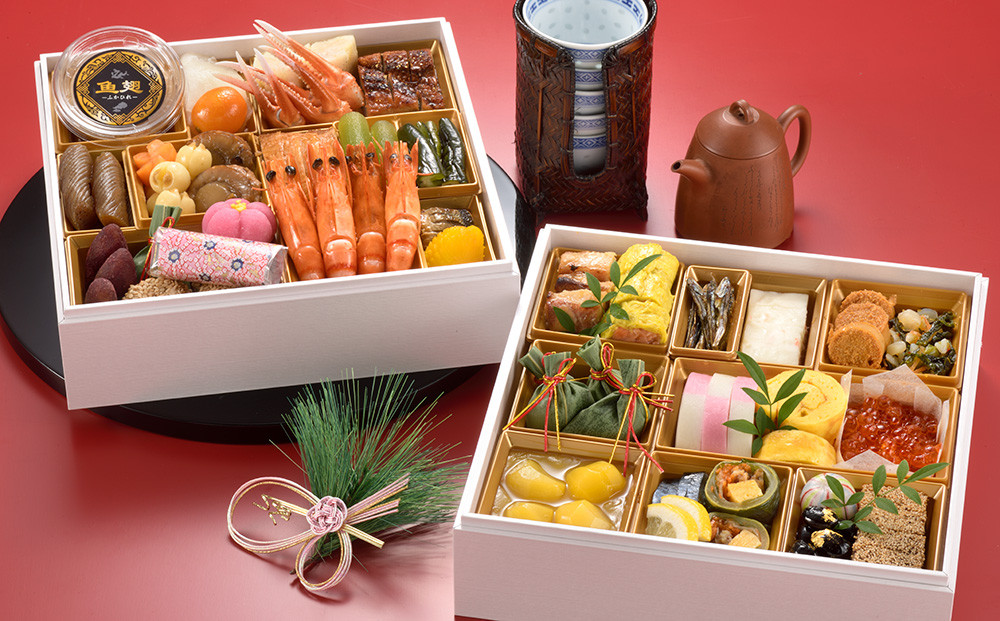 ＜富山大和百貨店選定＞ホテルグランテラス富山　和中二段重　春二重おせち　3～4人前 12月31日お届け