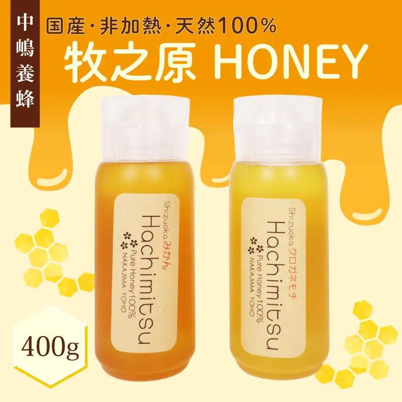 はちみつ チューブ 2本セット（みかん･クロガネモチ）各200g はちみつ