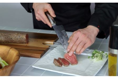 H22-28 濃州正宗作 オールステンレス ダマスカス 牛刀 210mm