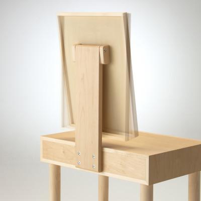 ふるさと納税 旭川市 旭川家具　cosine　ドロワーデスク専用ミラー　北海道タモ_06156 |  | 01