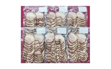 お肉屋さんの手作りバラ焼豚　　1.2kg＜約20枚(200g)x6袋＞