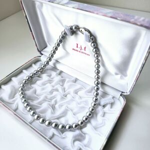 真珠 アクセサリー ネックレス 8mm 8.5mm アコヤ真珠 パール あこや 日常使い 普段使い カジュアル 冠婚葬祭 慶事 贈答 お祝い クリスマス / 白の次に欲しくなる、シルバーグレーのネック