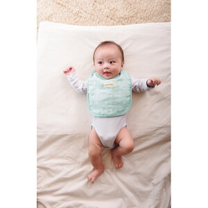 アンジェロラックス　６重ガーゼ スタイ＆ガーゼケットＳセット_袋入：ミントブルー【G0622】_1665665