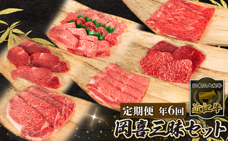  定期便 6回 近江牛 4080g 冷凍 6ヶ月 ( 牛肉 定期便 サーロイン 肉 特選 焼肉 焼き肉 牛肉 フィレ肉 ランプ肉 ブランド肉 定期便 近江牛 定期便 和牛 定期便 牛肉 定期便 焼き肉 定期便 すき焼き 定期便 肉 しゃぶしゃぶ 定期便 ステーキ 肉 牛肉 黒毛和牛 定期便 肉 三大和牛 牛肉 贈り物 ギフト プレゼント 牛肉 おすすめ牛肉定期便 人気牛肉定期便 三大和牛肉定期便 近江牛定期便 お肉定期便 高級牛肉定期便 滋賀県 定期便 竜王 岡喜 定期便 )