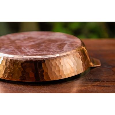 ふるさと納税 京都市 【八木庖丁店】手打ち銅製　グラタン皿(18cm) |  | 03