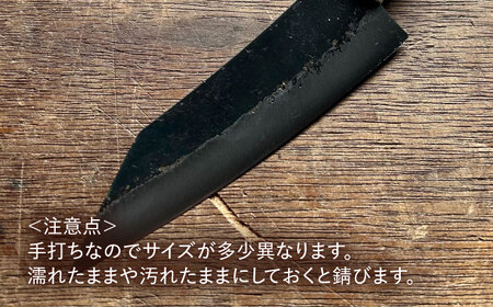 【職人技の極み】鍛造ナイフ 110mm 革ケース付き / アウトドア キャンプ 釣り / 南島原市 / 重光刃物鍛造工場[SEJ024]