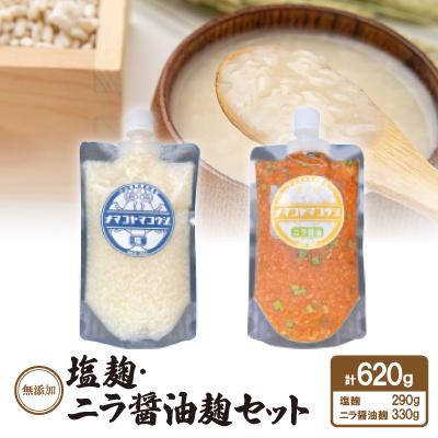 ふるさと納税 安城市 無添加　塩麹・ニラ醤油麹セット