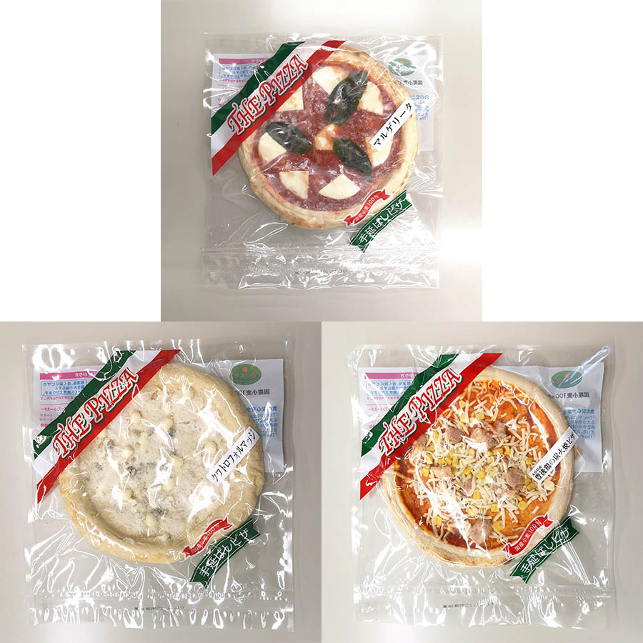 南の大地 THE PIZZA 3枚 Bセット（マルゲリータ、クワトロフォルマッジ、豊後どりの炭火焼）