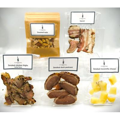 ふるさと納税 由利本荘市 白・赤ワインの「マリアージュ」燻製セット 計5種類 |  | 01