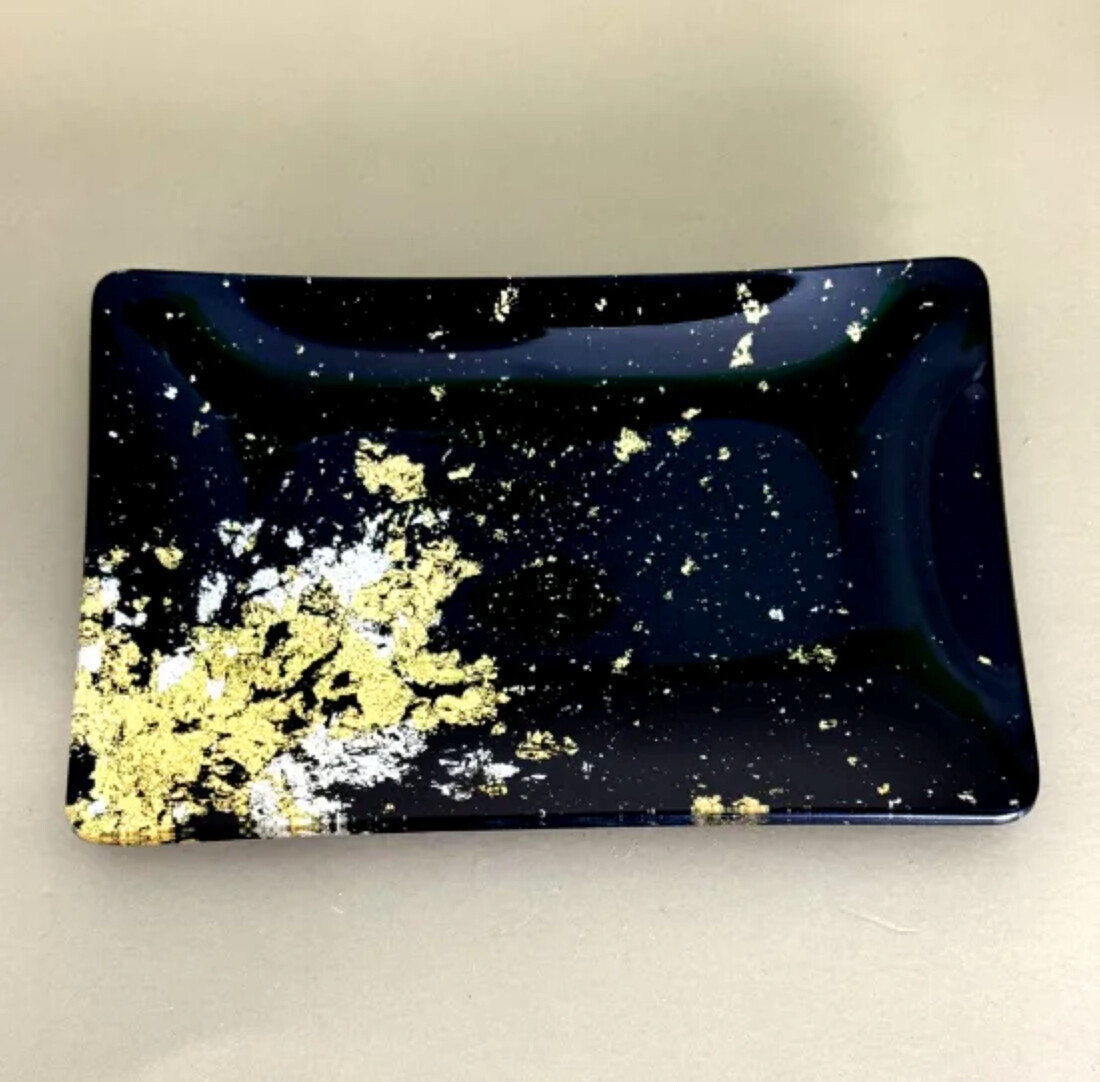 角小皿（金箔) 漆黒 ［NF142］ 303446_CU90066VC02