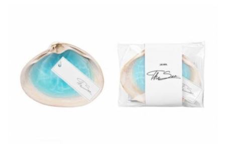 気仙沼の海をイメージしたキャンドル KOIZUMI Shell Candle 1個 