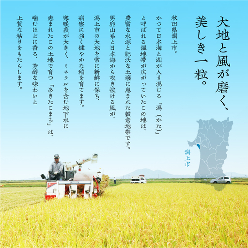 《先行予約》 無洗米 令和8年産 あきたこまち ﾍﾟｯﾄﾎﾞﾄﾙ入 5.4kg 無洗